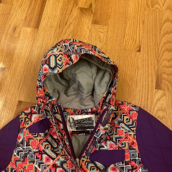 Girl's Spyder Ski Jacket - Picture 3 of 7